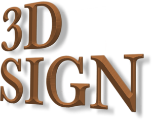3D Sign Lettering